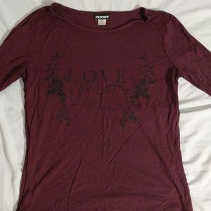 Burgundy Joe Boxer Small Shirt